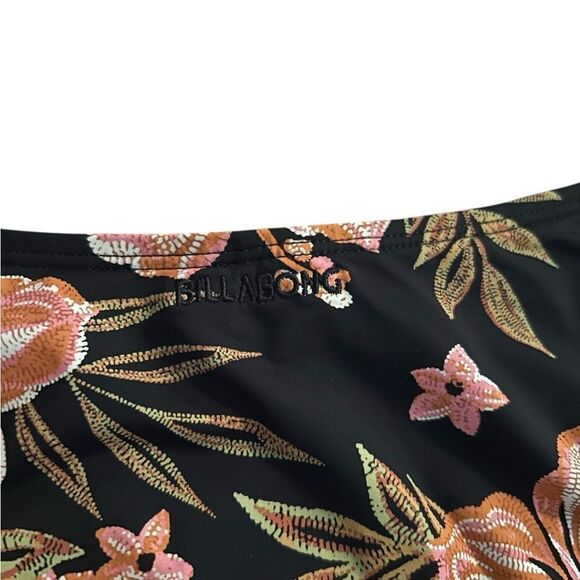 NWT Billabong Hooked On Tropics Hike Bikini Bottom floral skimpy coverage New XL - Picture 6 of 9